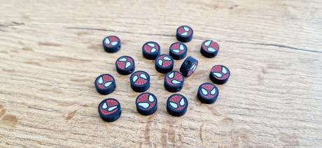 Korálka - spiderman - 9 mm, 