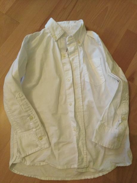 Kosela biela gap 104-110 cm, gap,104