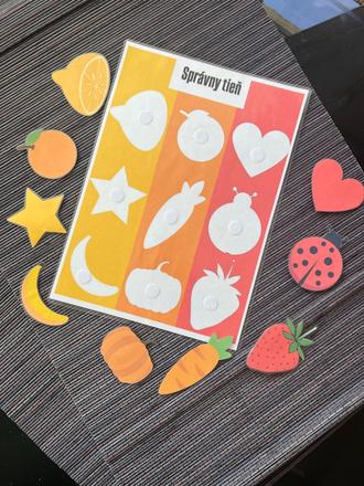 Didaktická zalaminovaná montessori aktivita, 