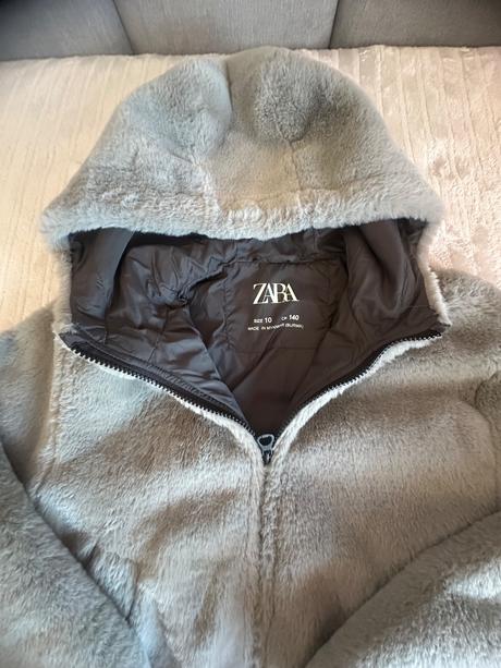 Bunda - kožúšok, zara,140