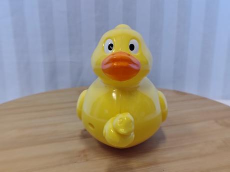 Mechanická naťahovacia kačica do vane, 15,5 cm,