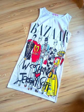 Šaty s potlačou, m