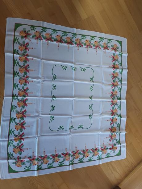 Retro vianočný obrus, 