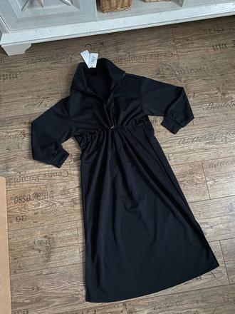 Teplákové / mikinové šaty, s