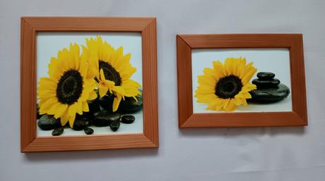 2x obraz slnečnice, 