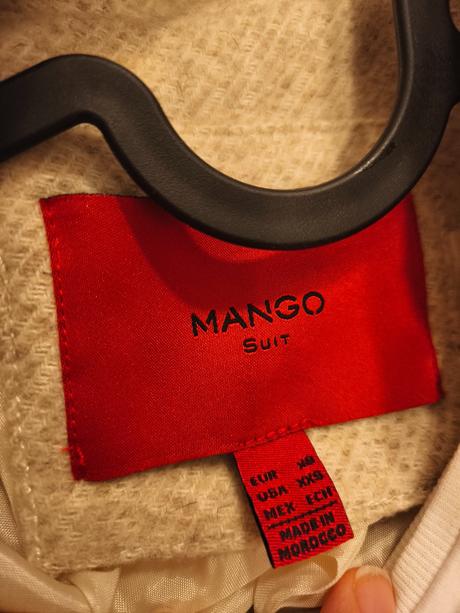 Kabát dlhý mango veľ.34, mango,xs