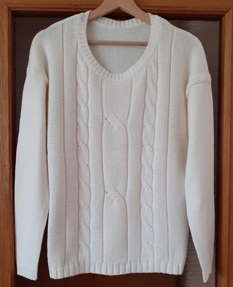 Pulóver béžový, 42