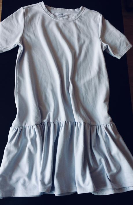 Reserved baby blue teplákové šaty vel.164, reserved,164