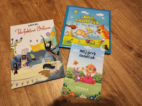 Kniha náš chlapček prvý album, perfektná oslava, 