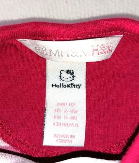 Hello kitty zamatová súprava, h&m,62