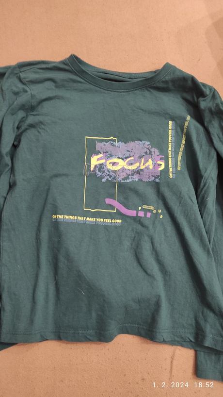 Tričká dlhé rukavy, sinsay,152