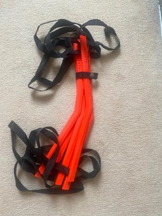 Kipsta koordinacny rebrík essential 3,20 m oranžov, 