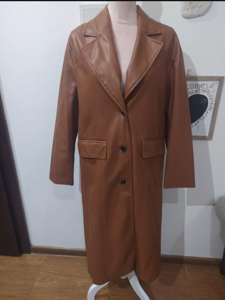 Koženkovy kabat, bershka,m