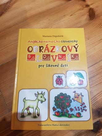 Kniha anglicko -nemecký slovník 95 strán top nový, 