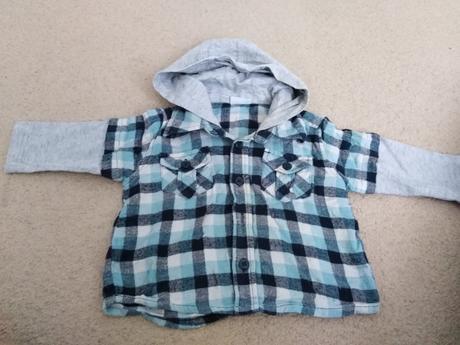 Predám mikinu a frajersku košeľu veľ. 74, cherokee,74