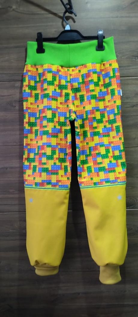 Zimné softshellky kombin.s reflexnym prvkom, 74 - 164