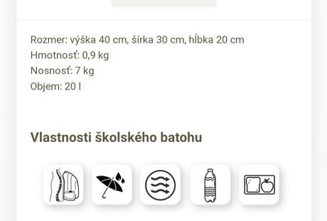 Detska skolka taska zn.stil, 