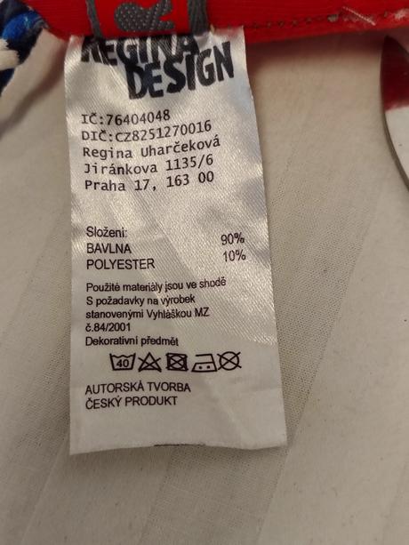Autorský textilný koník regina design, 18 cm,