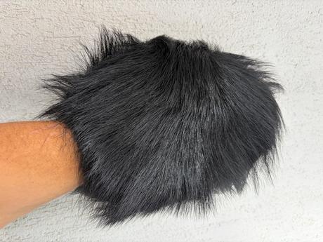 Original vintage rukavnik rukavice kozusina muff,