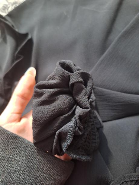 Čierna blúzka, h&m,164