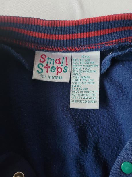 Hrubší teplákový overal pre štíhle deti, 68