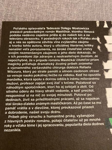 Krásna sfilmovaná kniha mastičkár, 