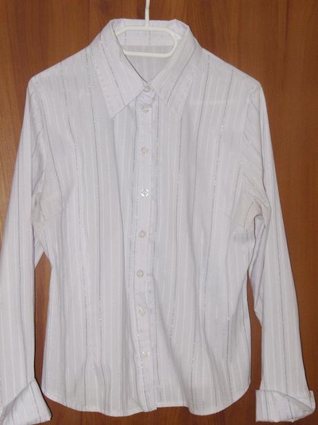 Košeľa - strieborný pásik, rozmer v popise,