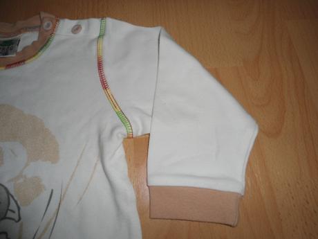 Bielo - hnede tricko, 92