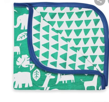 Krasna bavlnena deka obojstranna 73x73 cm,