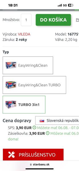 Ktorý výrobok značky Vileda by ste si kúpili?