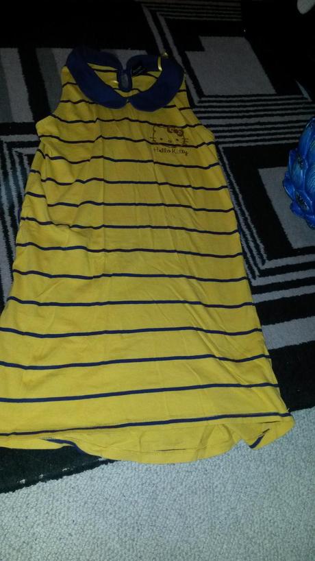 Šaty - predĺžený top 158/164 hello kitty, 158