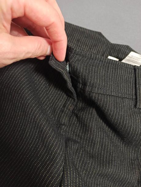 Nohavice s podšívkou, h&m,36