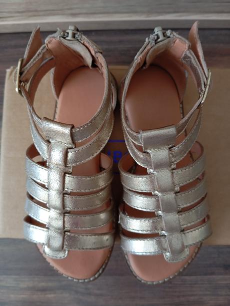 Sandálky friboo zlaté 28, 28