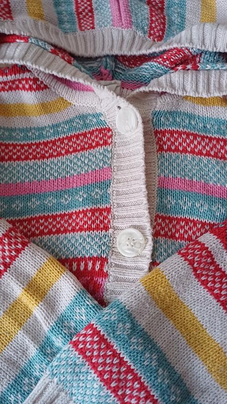 Štrikovaný sveter na gombíky h&m 92, h&m,92