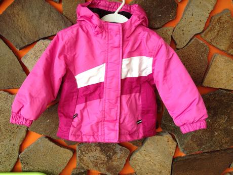 Krasna zimna lyziarska bunda, lupilu,86