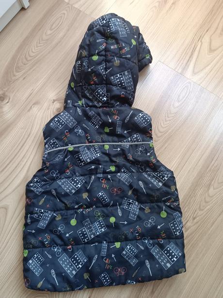 Chlapčenska prechodná vesta s kapucňou, lupilu,92