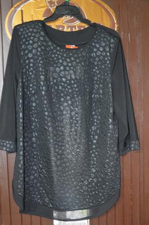 Dámska tunika čierna, 38 - xxxl