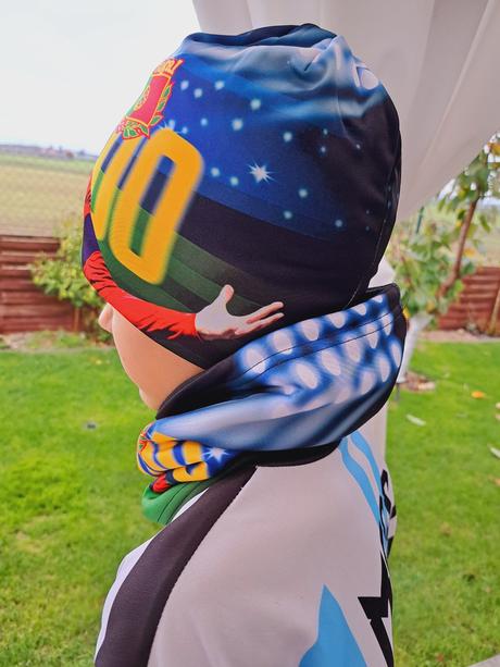 Zimná čiapka,nakrcnik neymar,ronaldo,messi,mbappe,