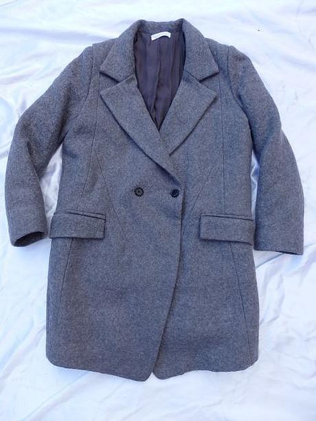 Damsky luxusny vlneny zimny kabat, 38