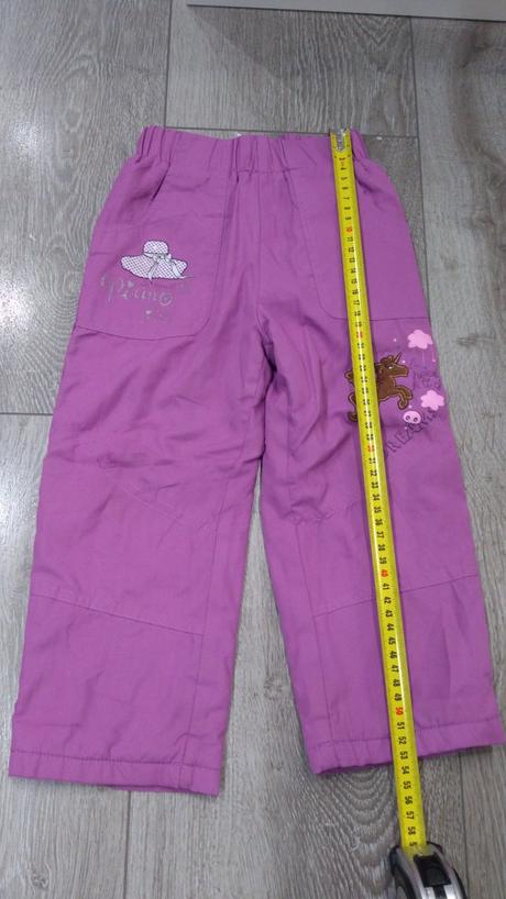 Detské šusťáky zateplené, 98