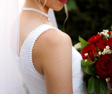 Svadobné šaty na výšku 173cm, s