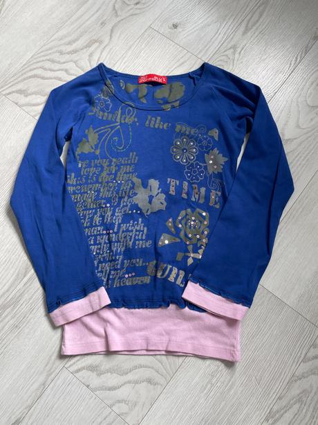 Modro-ružové tričko, l