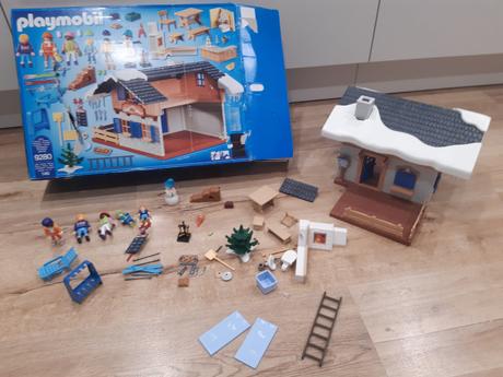 Playmobil 9280 horska chata zimna,
