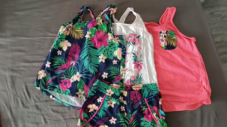 Letný komplet, tielko, krátke nohavice, šortky, f&f,110