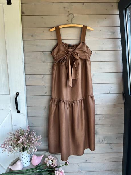 Ľanovo viskózové šaty, m