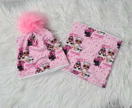 Dievčenský set čiapka + tunel, 44 / 46 / 48 / 52 / 54