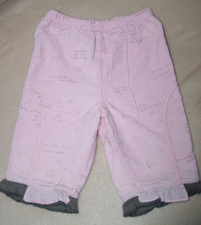 Zateplené nohavice , 74