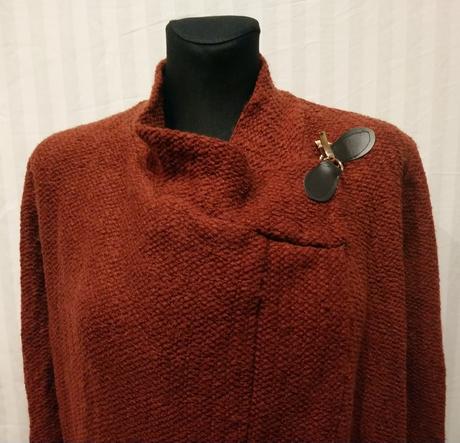 Dámsky hnedý elastický kardigán, be jelous, l