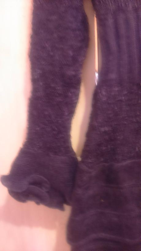 Dlhý fialový sveter, m / s