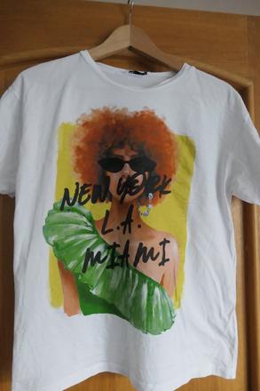 Zara damske stylove, trendy tricko s/m, zara,s